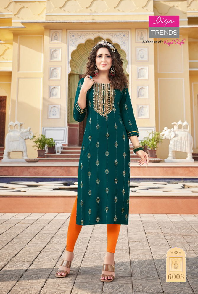 Victoria 6 Embroidery Latest Wholesale Kurti Collection